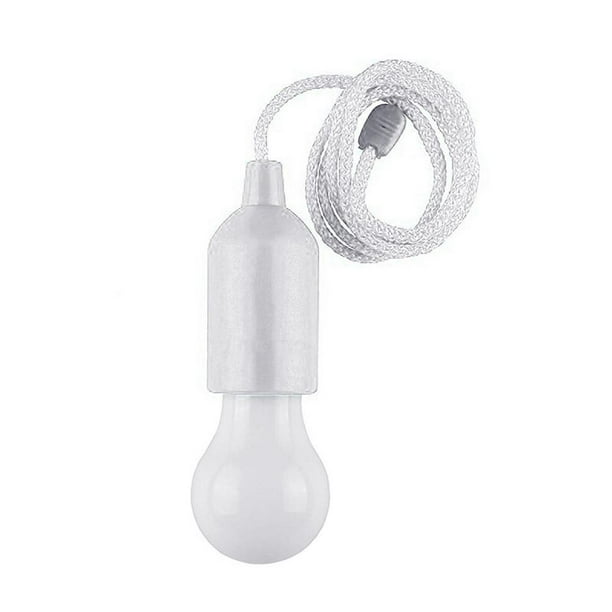 Creative LED Hanging Light Bulb Battery Powered Colorful Pull Cord Bulbs